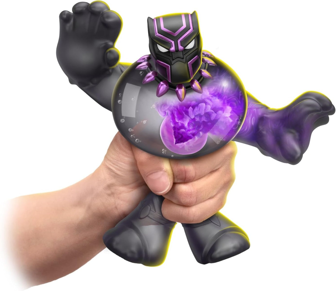 Heroes of Goo Jit Zu Marvel Goo Shifters Vibranium Energy Blast Black Panther Action Figure