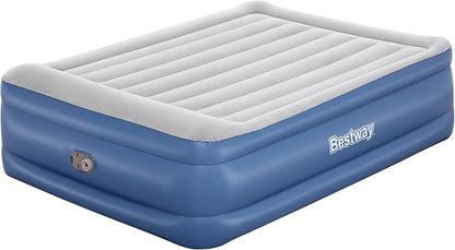 Bestway Tritech Airbed Queen Size Mattress  Built-in AC Pump 2.03m x 1.52m x 56cm  - No:67614