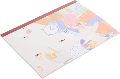 M&G Chenguang Single Lined Notebook, Compact Note-Taking- Size:A5 - 80 Sheets - No:APNBC001