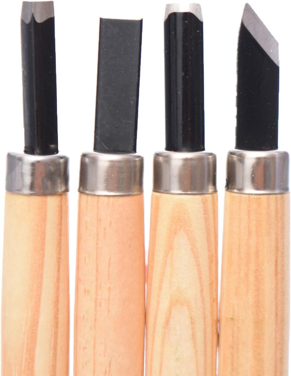 Wood Carving And Engraving Kit, 4-Cart Crafted From High-Quality - NO:M73