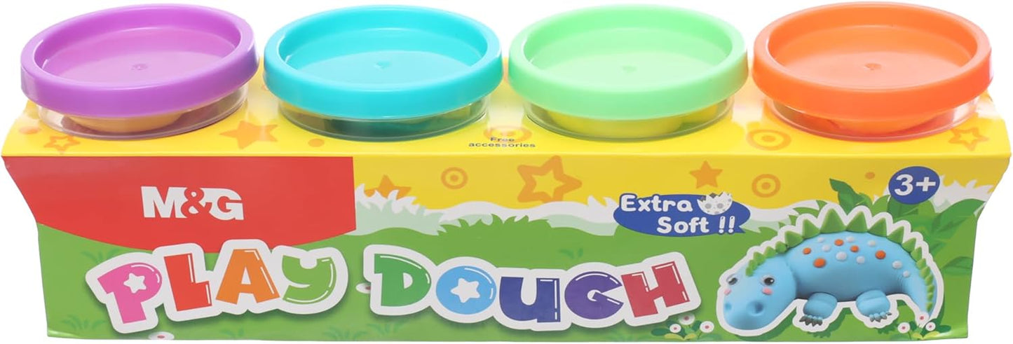 M&G Play Dough Modeling Clay 4-Color Set (AKE040E2)