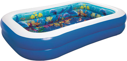 Bestway Under sea adventure children's rectangle swimming pool 262 x 175x 51  -No:54177