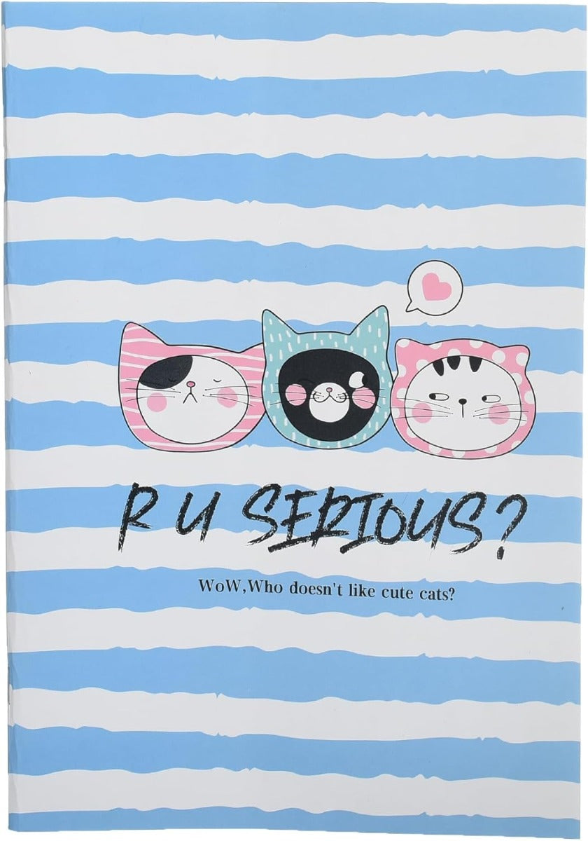 Yassin Note Book 2 lines for English - 100 sheet - Size: A4