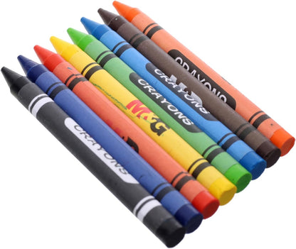 أقلام تلوين شمعية من إم آند جي تشنغوانغ، إبداعات فنية بسيطة وممتعة، غير سامة، 8 ألوان - رقم المنتج: AGMX4238