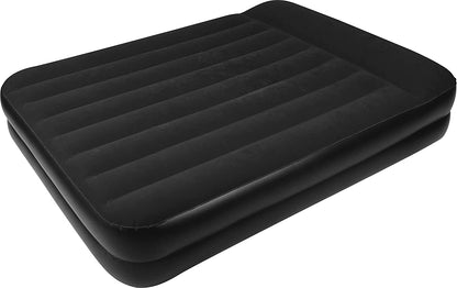 Jilong Avenli Self-Inflating Air Mattress/Guest Bed Double Bed for 2 People 203 x 152 x 46 cm with Built-In Automatic Pump Black -No:24018EU