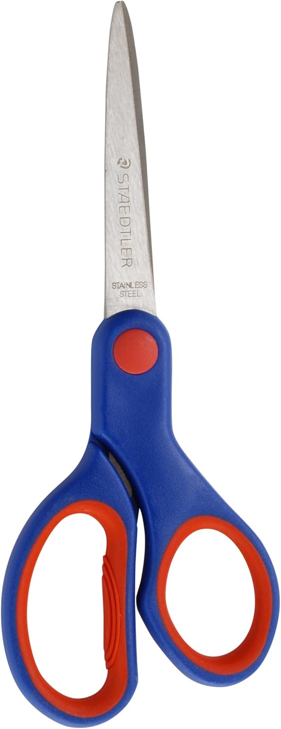 Staedtler Stainless Steel Scissors 17 cm - For Home, Office, School - Multi Color - view 2