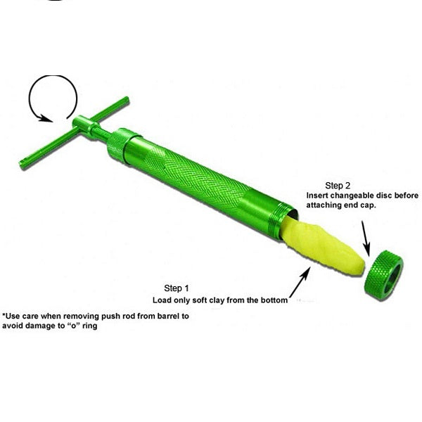 أدوات تشكيل الطين المعدني - أدوات طين الفخار الأخضر - طين المسدس - رقم: YG-21
