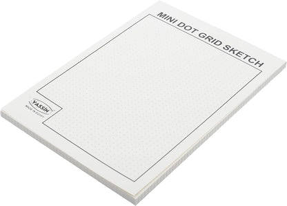 Yassin Mini Dot Grid Sketch, 100g 20x28cm for Journaling and Planning