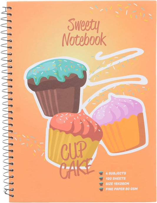 Yassin Sweety Notebook, 120 Sheets, K16 - NO: 1157