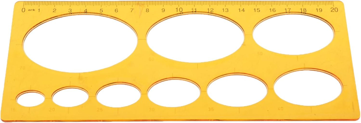 Oval Stencil, Arc, 20 Cm