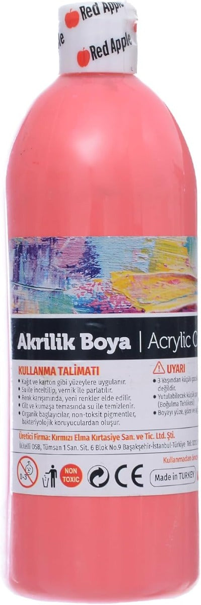 Apple 500Ml Acrylic Bottle - NO: Ra150-20