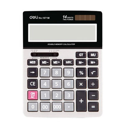 Desktop calculator douple memory No:1671M