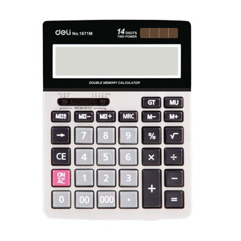 Desktop calculator douple memory No:1671M