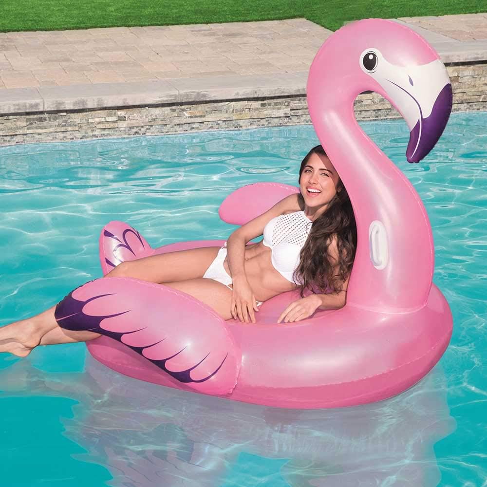 Bestway  Inflatable Luxury Flamingo Bird for Unisex, Pink - 173*170*cm - No:41119