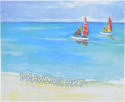 كراسة رسم ياسين وايت، مقاس 15×22 سم للرسم والفنون الإبداعية، لون أبيض 