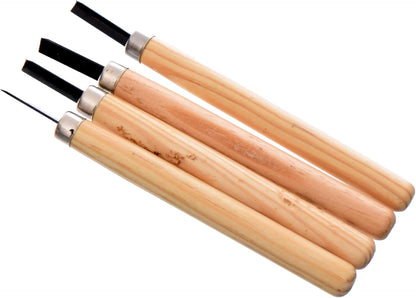 Wood Carving And Engraving Kit, 4-Cart Crafted From High-Quality - NO:M73