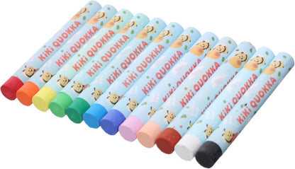 M&G Chenguang Wax Crayons, 12 Oil Pastel Colors for Vibrant Kids’ Coloring and Art Projects - No:AGM900N8