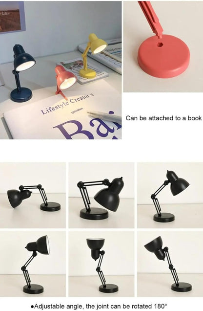 مصباح مكتبي صغير قابل للطي بتقنية LED لغرفة النوم - قطعة واحدة - رقم: LD01-02 
