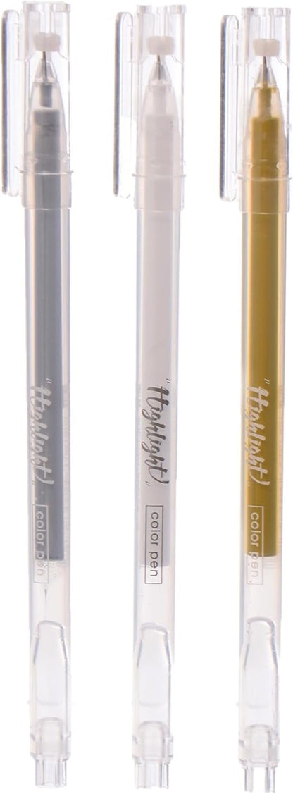 M&G Set Of 3 Pieces Of Gel Pens, 0.5Mm, Crafted From High-Quality - NO: Agpy5573