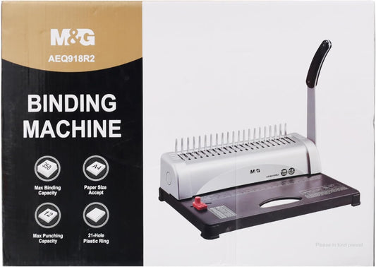M&G Chenguang Binding Machine, Professional Document Binding, Durable and Easy-to-Use - A4 - No:AEQ918R2
