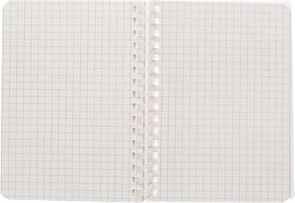M&G Chenguang Spiral Notebook, A6 Compact 80-Page Small Squares Journal for Notes - 1pcs - No:APNDD011