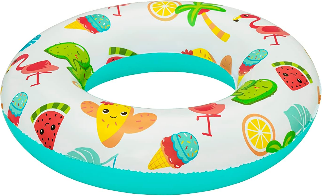 Bestway Swimming Ring for Kids | Durable Inflatable Swim Float, Summer Water Pool Toys, Assorted Designs