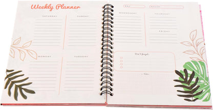 Yassin'S A5 Notebook My Weekly Planner With Hard Cover - N0:1273