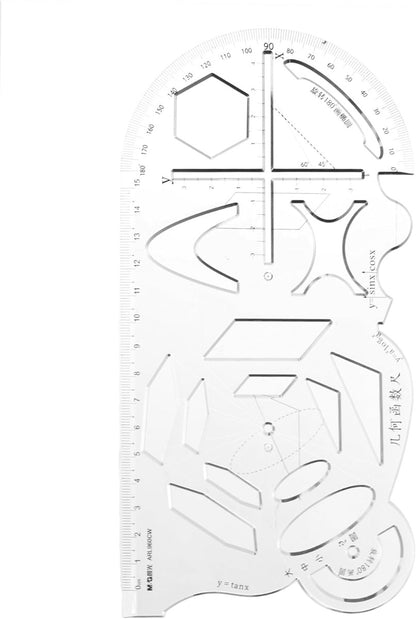 M&G Chenguang Plastic Ruler, 15cm  Accurate Measurements, for School No:ARL960CW
