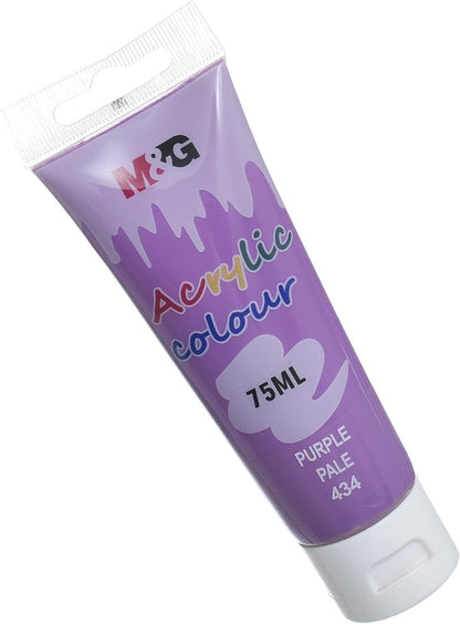 أنبوب ألوان أكريليك من إم آند جي تشنغوانغ، مجموعة بولد آرت كرييشن، 75 مل - بنفسجي فاتح (434) - رقم المنتج: APLN6598