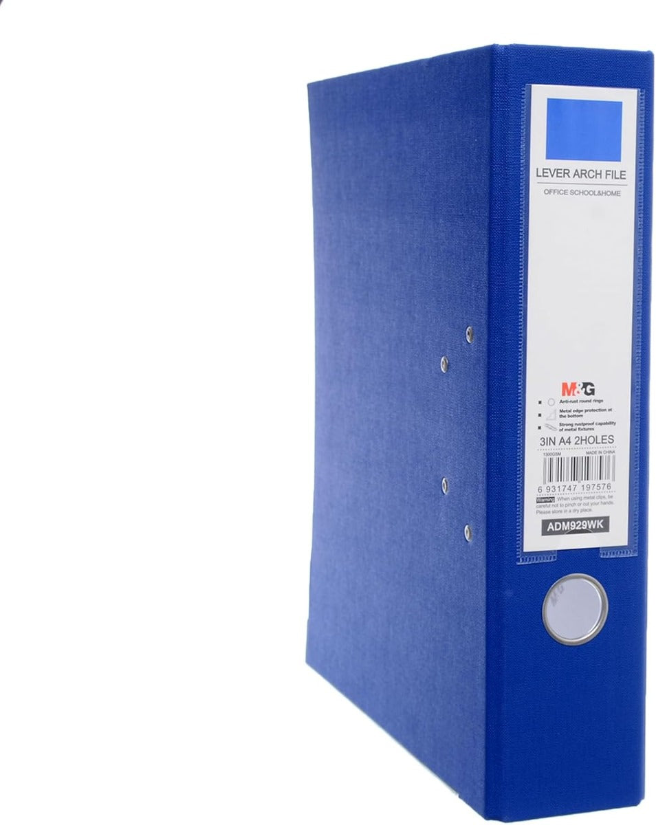 مجلد M&amp;G Navy، 8 سم - رقم: 929Wk