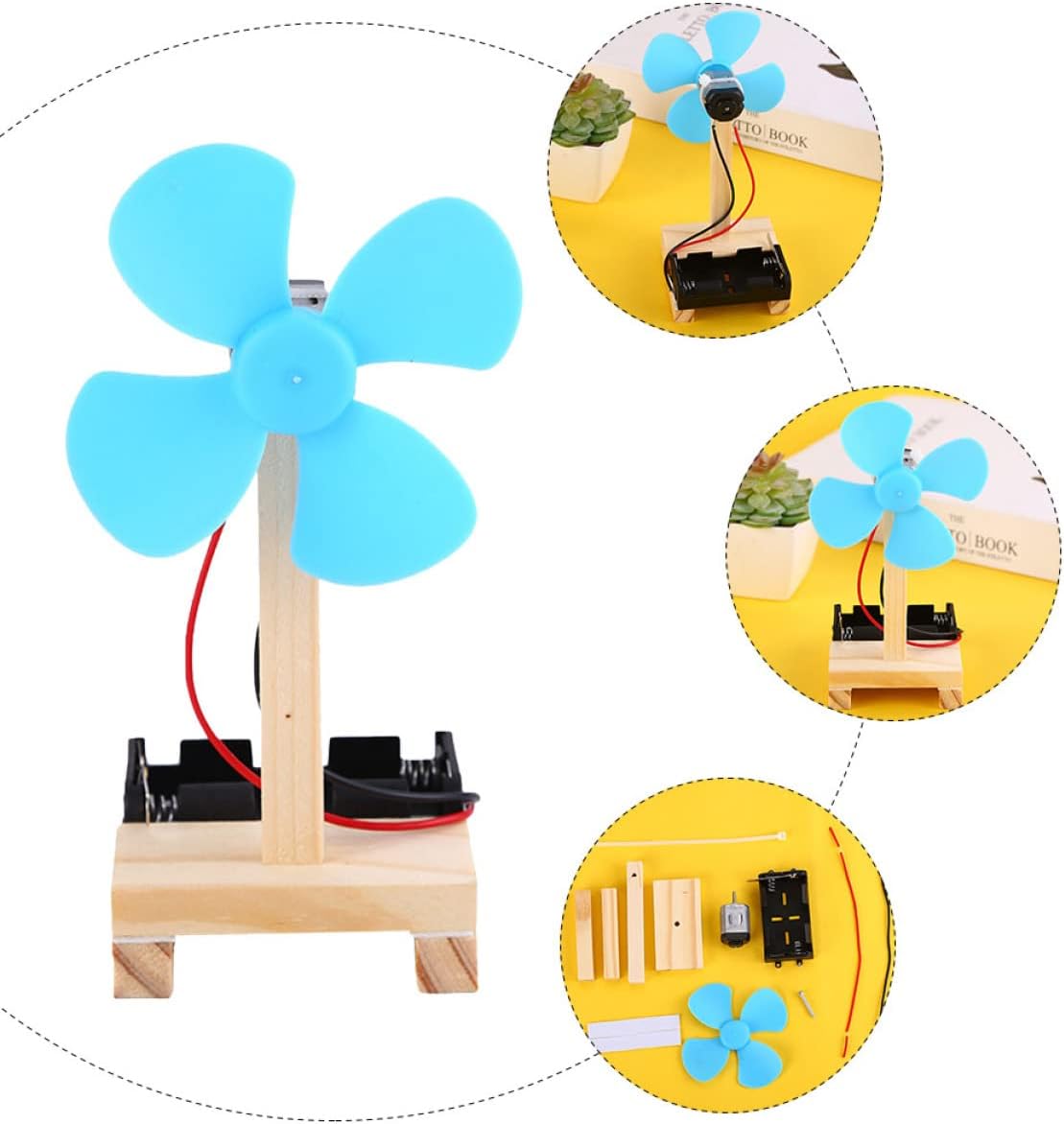 Electric Fan Kids Science Kit Electrical Assembly Kit Projects -  NO:2031