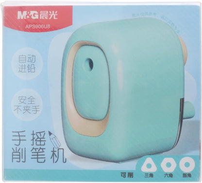 M&G Chenguang Desk Sharpener Labor-saving Precision Blade for Sharp Points on Pencils - No:APS906U8