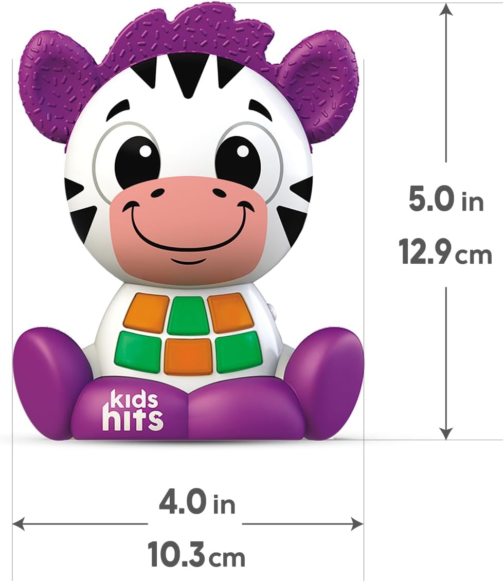 Kids Hits Babykins Zebra With Sounds toy For Toddler
