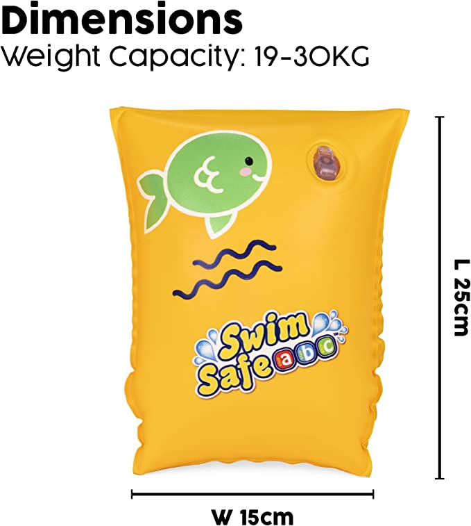 عوامات سباحة للأطفال من بيست واي، مقاس 25 سم × 15 سم، المرحلة ج - رقم: 32033