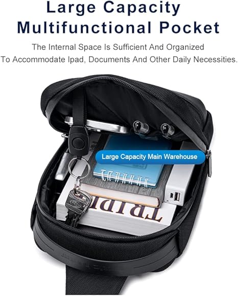 Ah Arctic Hunter Multipurpose Cross body Shoulder Bag for Unisex Chest Bag Travel Hiking Daypack-No:B000693