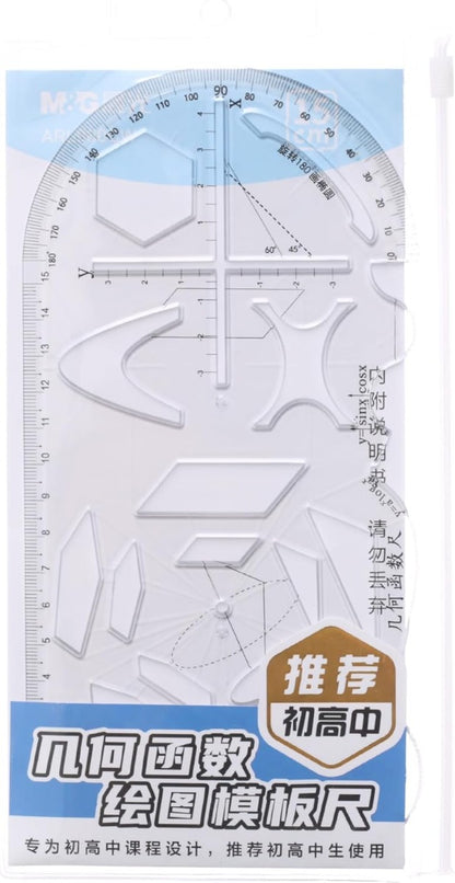 M&G Chenguang Plastic Ruler, 15cm  Accurate Measurements, for School No:ARL960CW