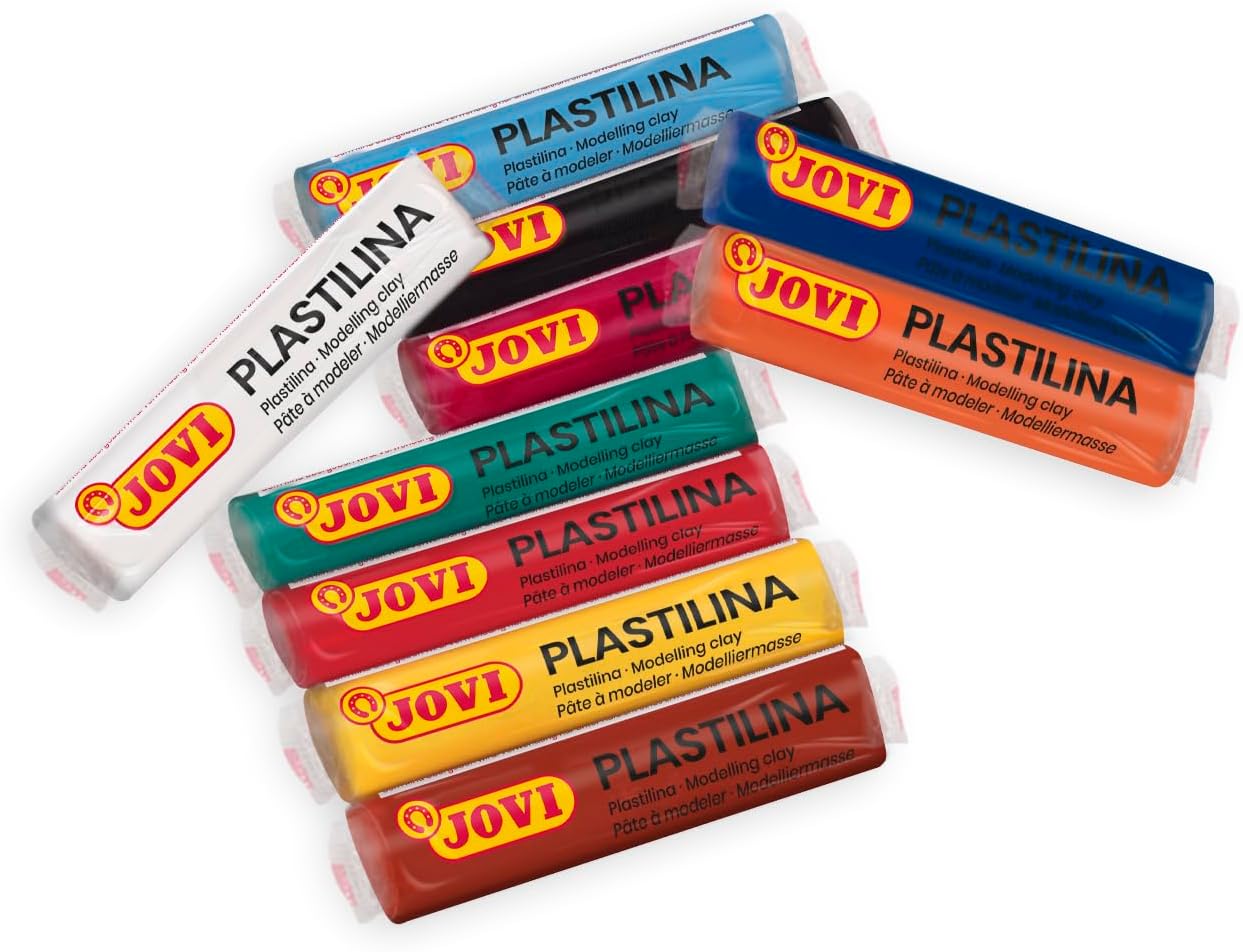 Jovi plastilna modelling clay 10 color x15 gm - No: 90/10