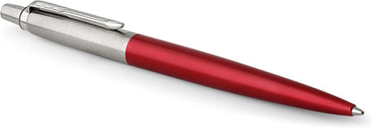 Parker Jotter Ballpoint Pen Gift Set – Premium Red Ballpoint Pen with Luxury Presentation Box - CT - Red