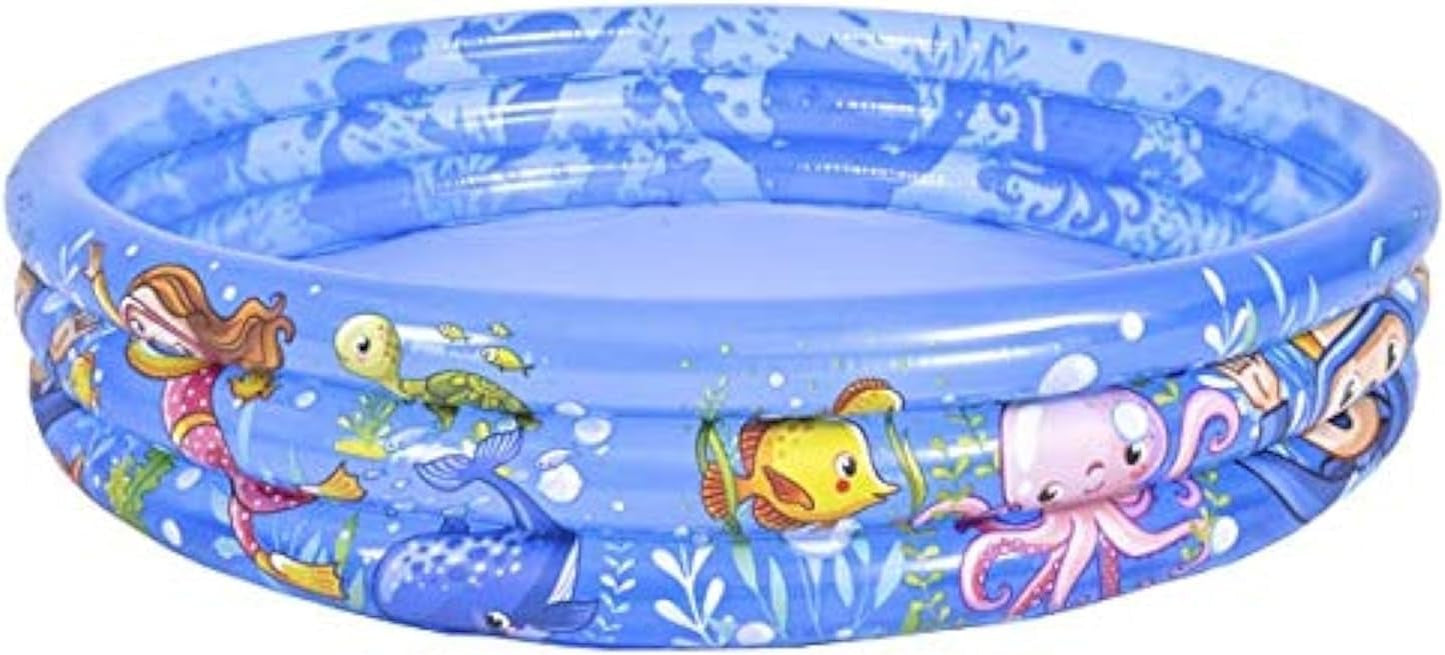 Jilong Avenli Sea World Inflatable 3 Ring Pool For Kids - No:51003