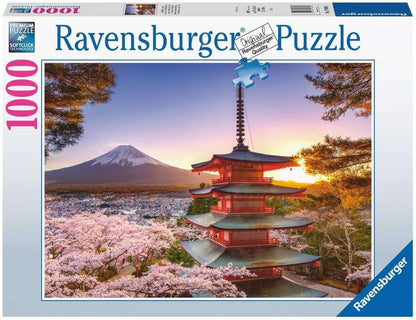 Ravensburger Mount Fuji Cherry Blossom View puzzle-1000 Pcs - No:17090