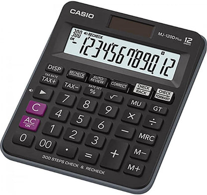 Casio – Practical Desktop Calculator (12 Digits) - No:MJ-120D Plus