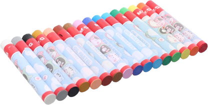 M&G Chenguang Oil Crayons, 16 Pastel Colors for Smooth Coloring in Art - No:AGM900M1