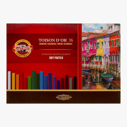 Koh-I-Noor set of artists Set of soft pastels 36 Colors - No:8585