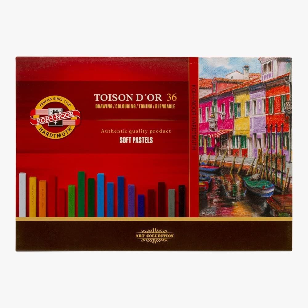 Koh-I-Noor set of artists Set of soft pastels 36 Colors - No:8585