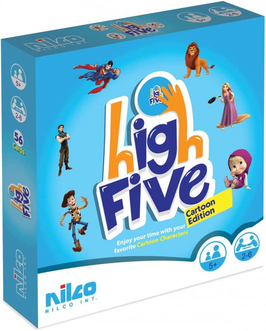 Nilco High Five Cartoon Travel Cards game - No:21228