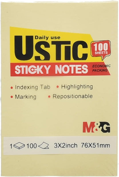 M&G chenguang U-Stick Sticky Notes 76*51mm with 100 sheets - No:YS-473