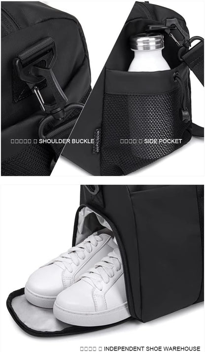 حقيبة سفر رياضية مقاومة للماء من آركتيك هانتر، لون أسود - رقم: LX00537