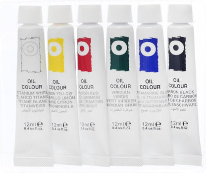 Art Rangers Oil Paint Set, 6 Colours, 12Ml