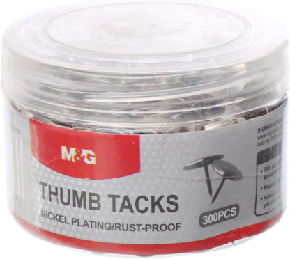 دبابيس مكتبية فضية من إم آند جي تشنغوانغ، معبأة بتفريغ الهواء، رقم: ABS916DT 