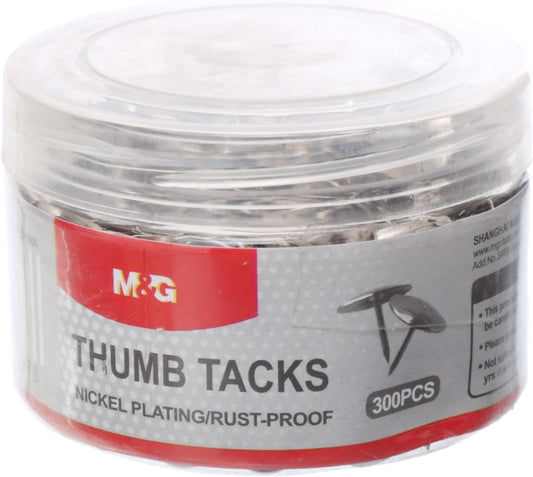 M&G Chenguang Silver Office Push Pins , Vacuum Packed No :ABS916DT